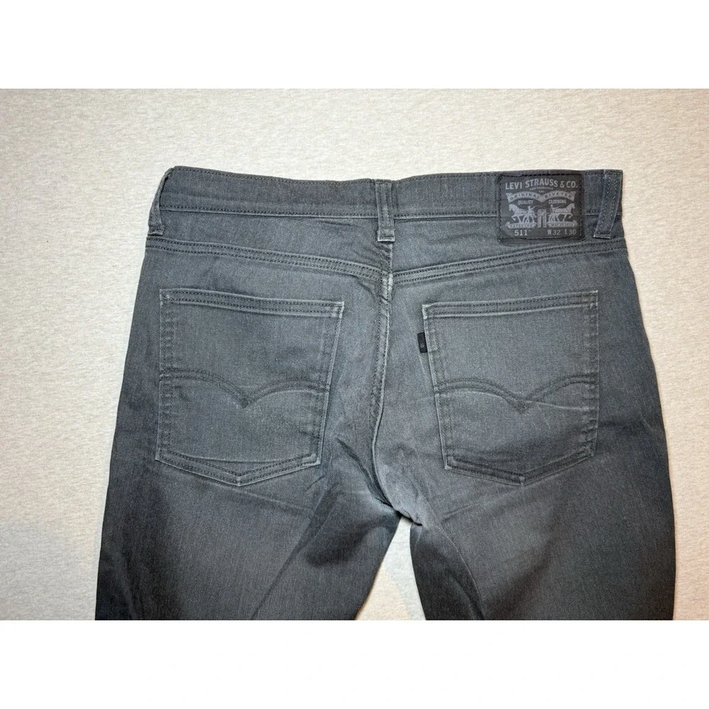 Levi's Men's 511 32x30 Gray Wash Straight Leg Jeans